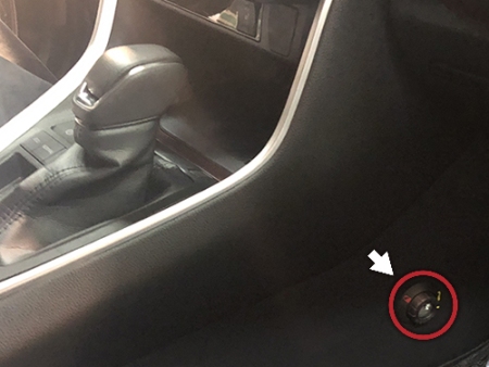 2019 Toyota RAV4 Hidden Gearshift Lock